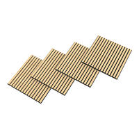 AKUSTICKÝ SET STĚNOVÝCH PANELŮ Vang 4 KS II - dub artisan, kompozitní dřevo/plast (60/60/2.1cm) - NEU.HOLZ