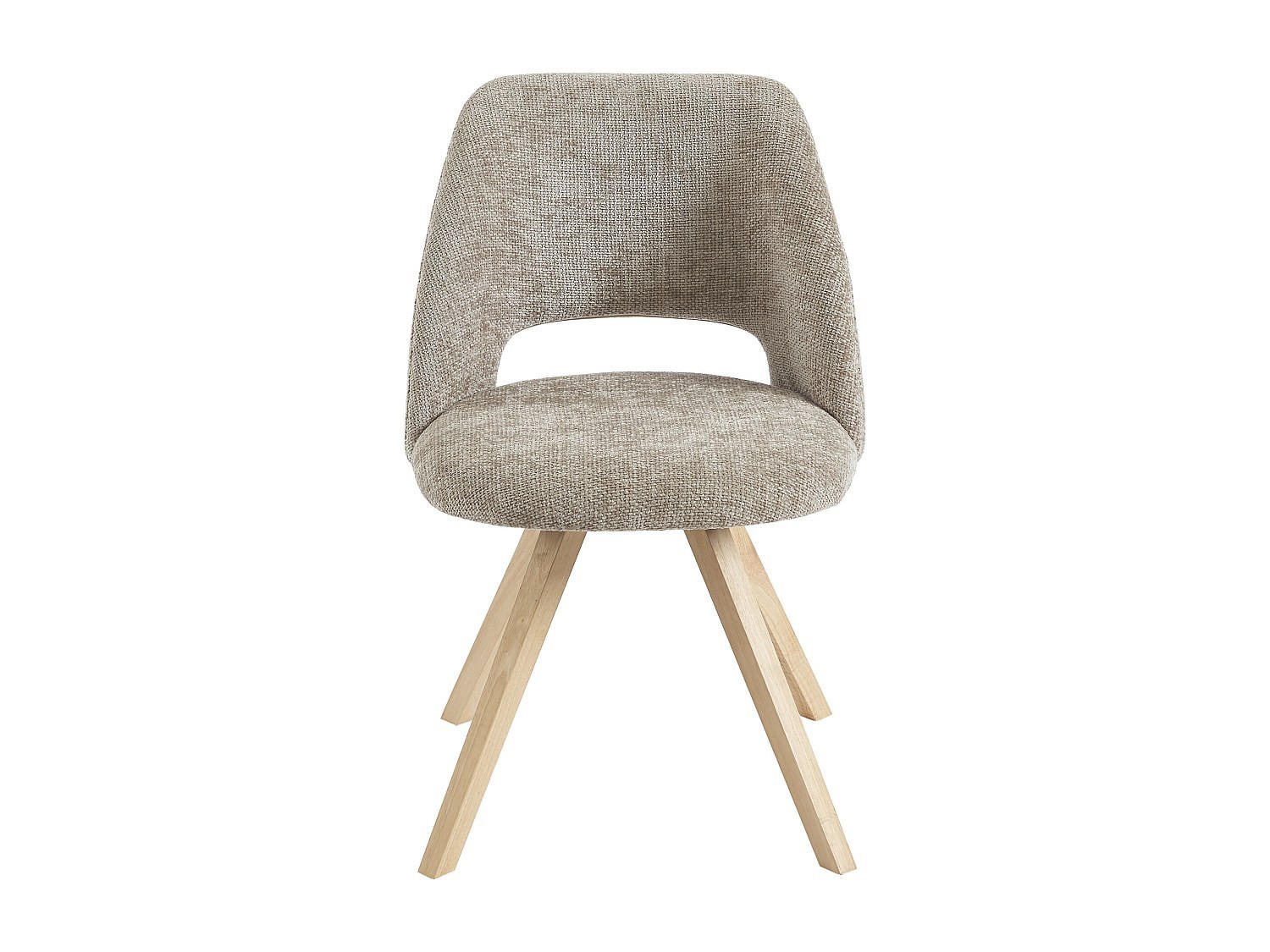 Vente-Unique Stuhl Taupe 53.5x81x58 cm