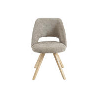 STUHL - 53.5 cm x 58 cm - stoff - taupe Vesiani - Taupe, Textil (53.5/81/58cm) - Vente-Unique