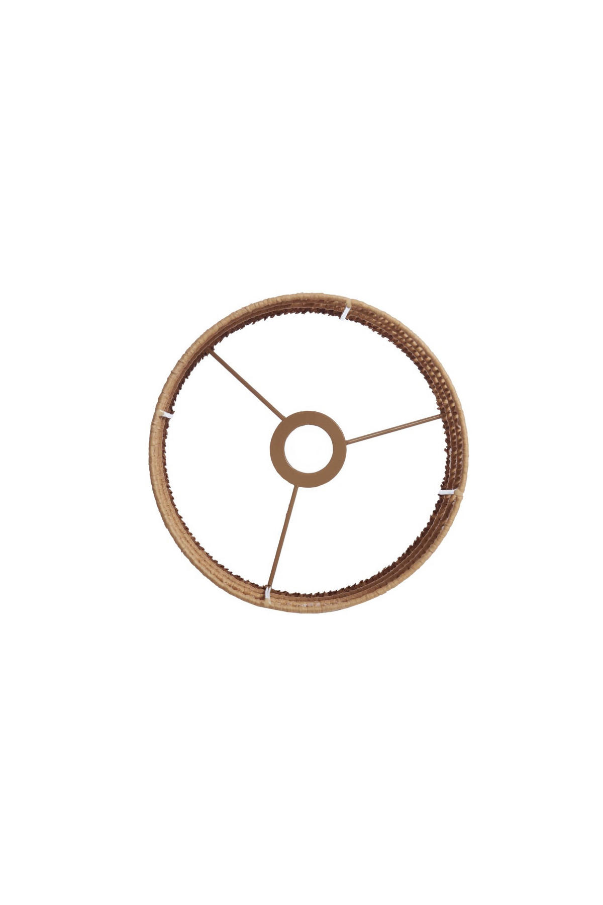 LAMPENSCHIRM Lanzano Braun Ø25/30 cm - Braun, Textil (25/25/30cm) - Light & Living