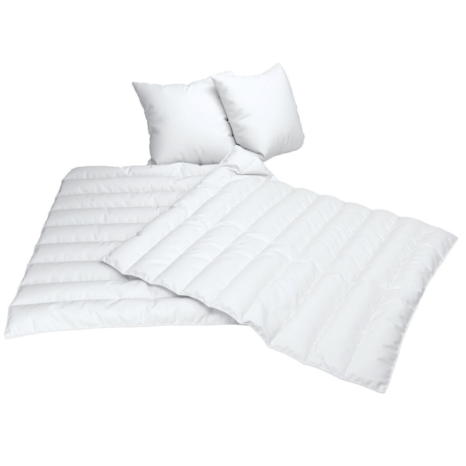 BETTEN-SET DOPPELPACK - Weiß, Textil (135/200cm) - JEKATEX