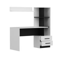 SCHREIBTISCH alaska weiss - Weiß, Holz (146/60/142cm) - Habitat Garten