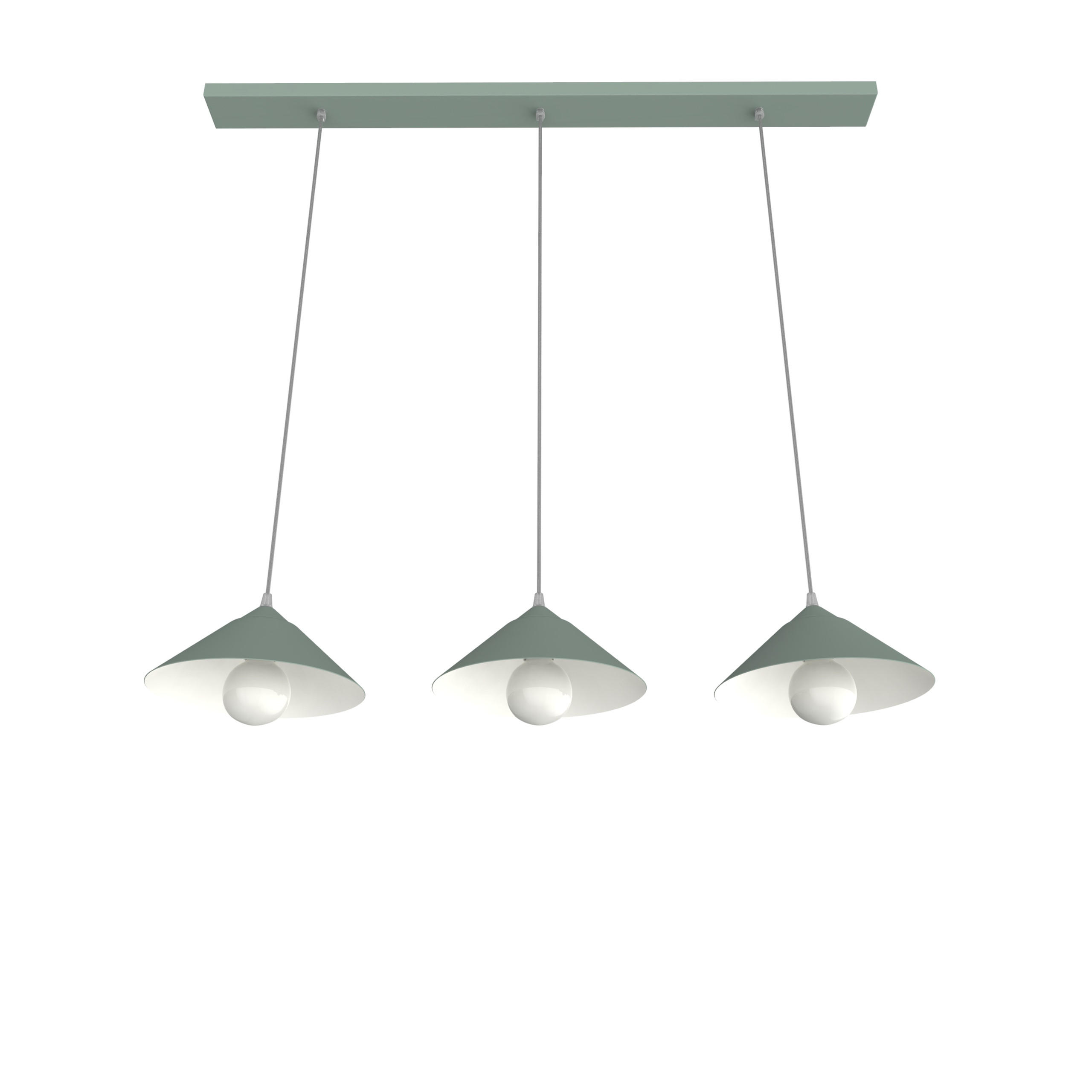 HÄNGELEUCHTE - Grün, Metall (25/100/120cm) - Lumicom