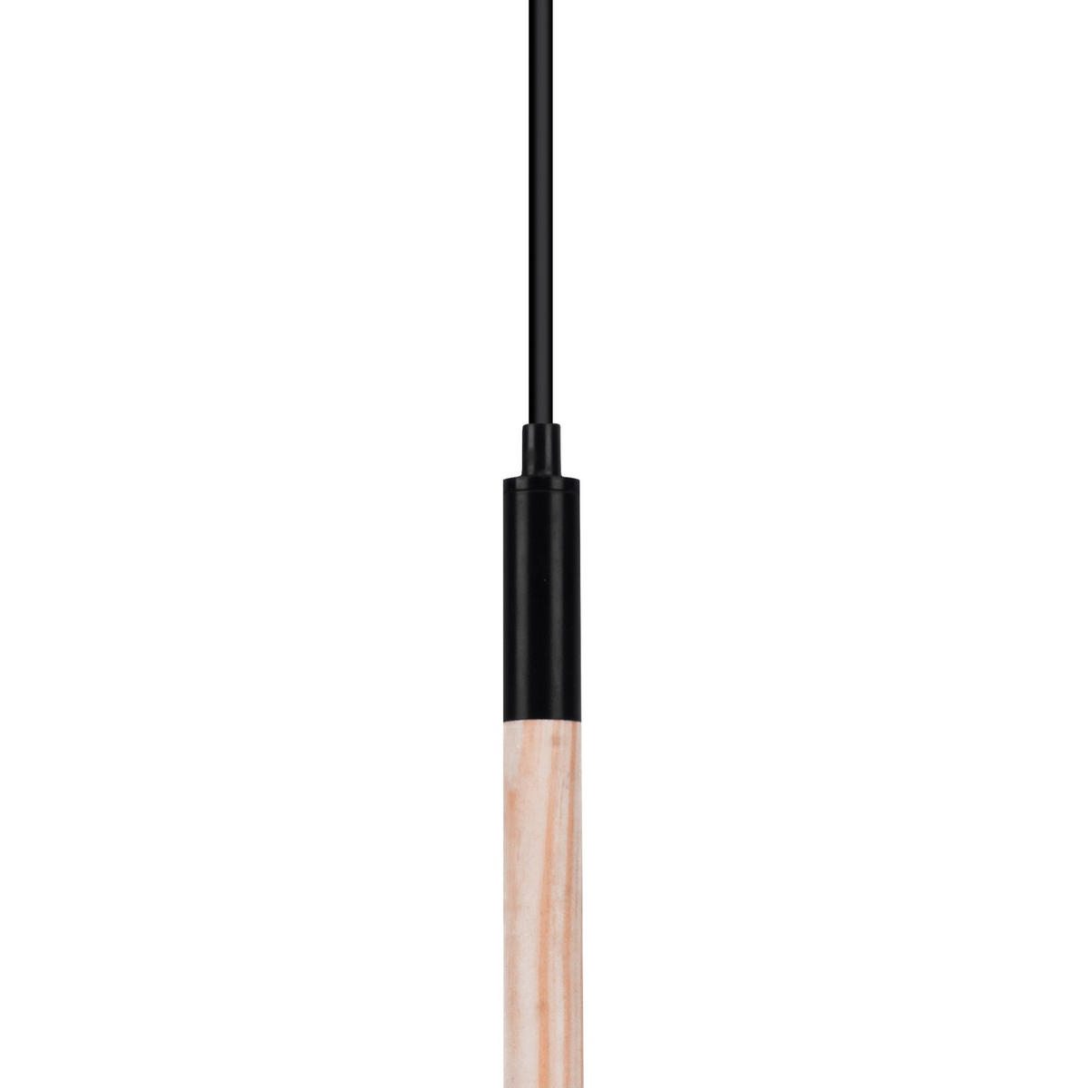 PENDELLEUCHTE PLISO 2-er Set, Schwarz - Schwarz, Holz/Textil (40/40/44cm) - KONSIMO®