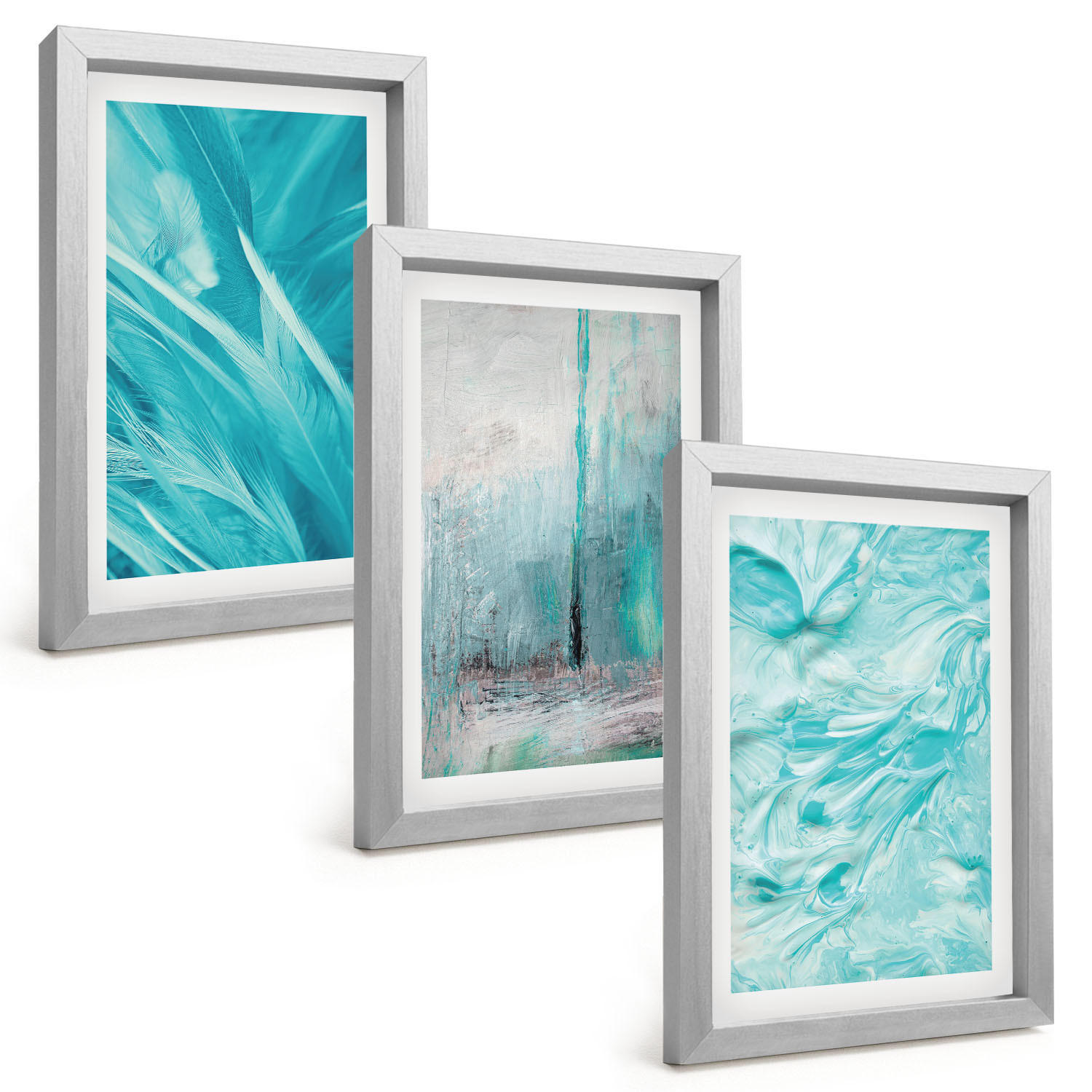 Tulup Bilder Silber 20x30 cm