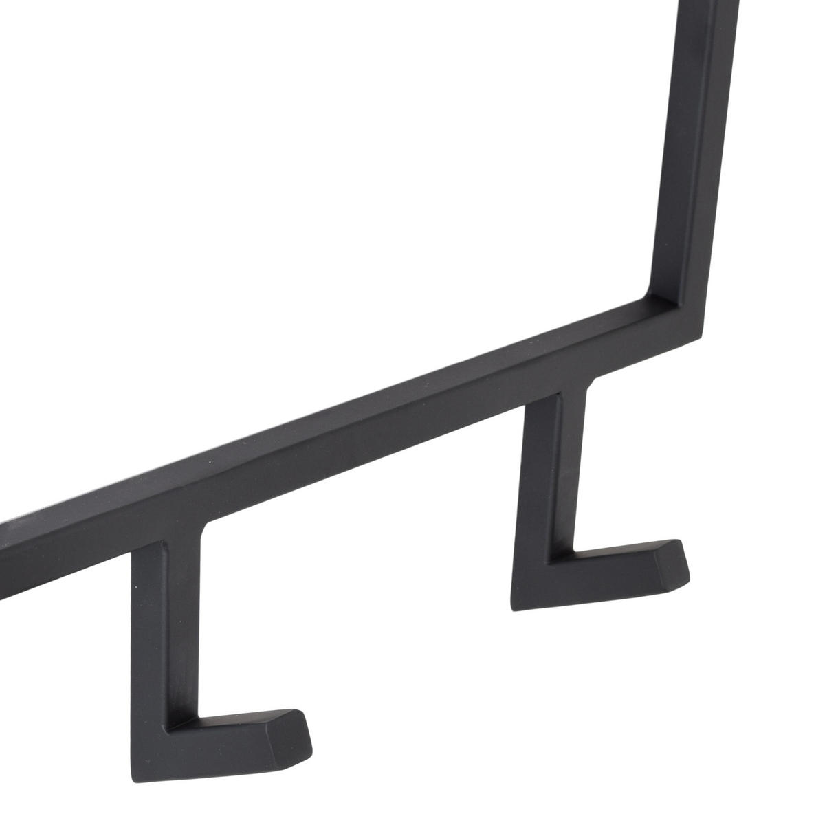 KLEIDERABLAGE Jip Schwarz - Schwarz, Metall (100/80/33cm) - LOFT42