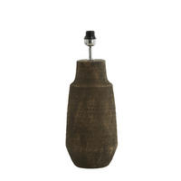 LAMPENFUSS Kidira Braun Ø22,5/57 cm - Braun, Keramik (22.5/22.5/57cm) - Light & Living