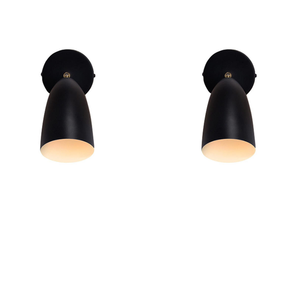 WANDLEUCHTE Filament 20/10/10 cm - Schwarz, Metall (10/10/20cm) - ZMH