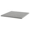 TISCHPLATTE quadratischer 60 cm, Grau - Grau, Holzwerkstoff (70/70/2cm) - Oviala