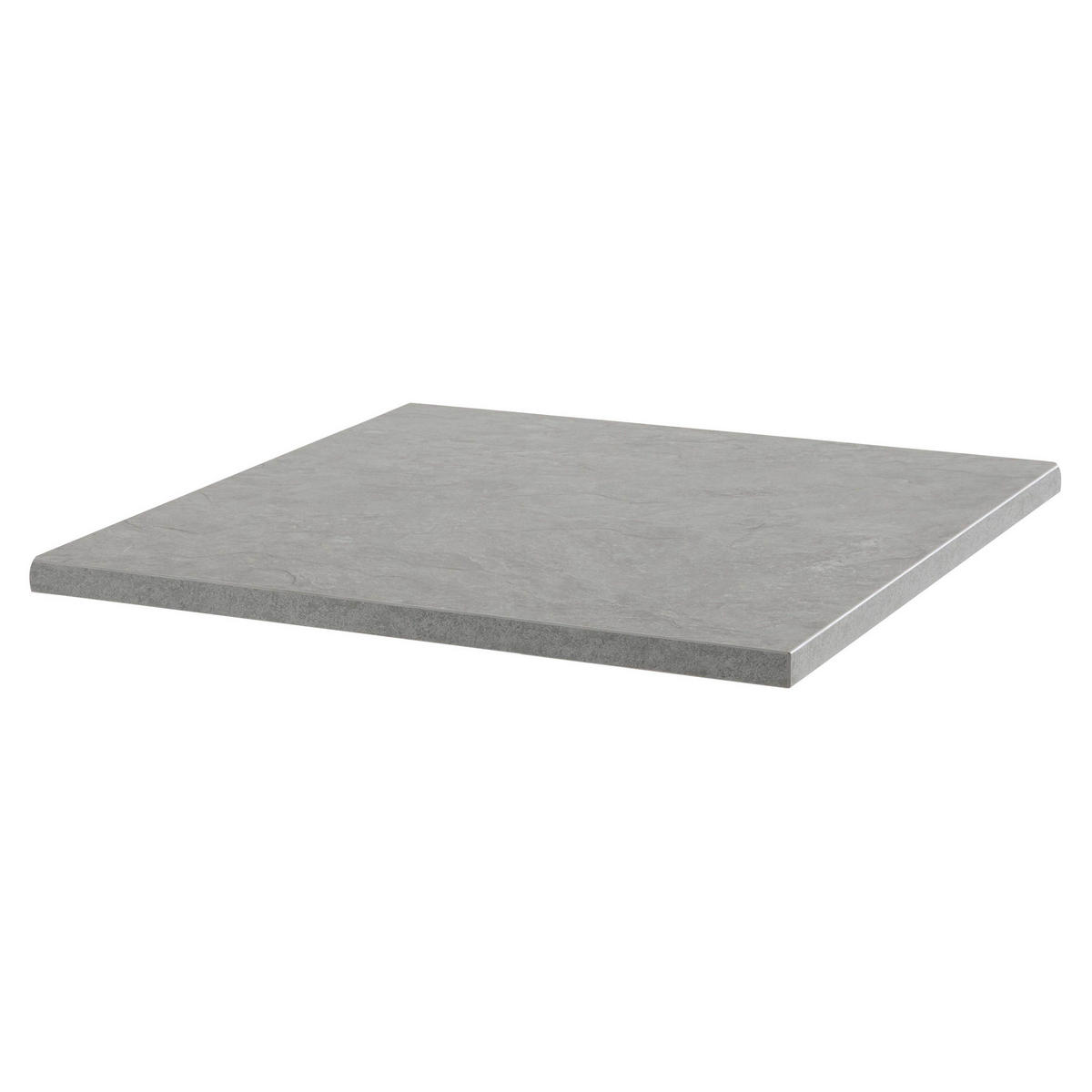 TISCHPLATTE quadratischer 60 cm, Grau - Grau, Holzwerkstoff (70/70/2cm) - Oviala