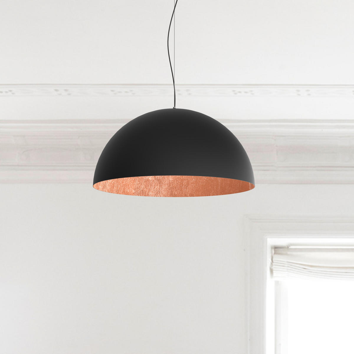 HÄNGELEUCHTE - Kupferfarben, Metall (60/60/30cm) - Lumicom