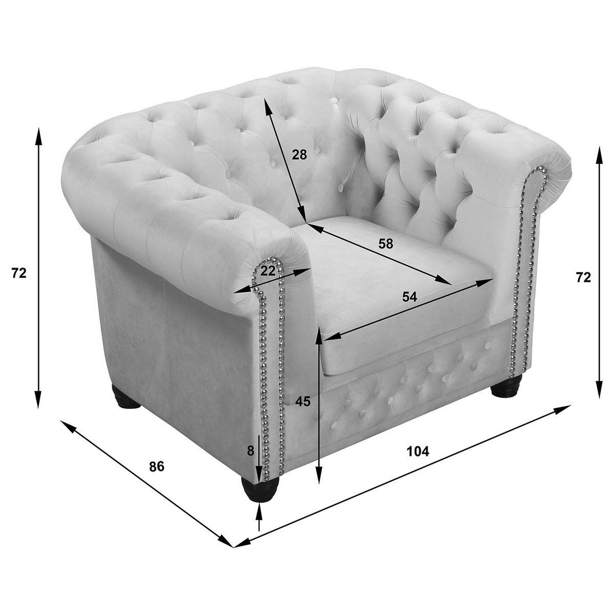 SESSEL - Buchefarben/Schwarz, Buchenholz/Textil (104/72/86cm) - home24