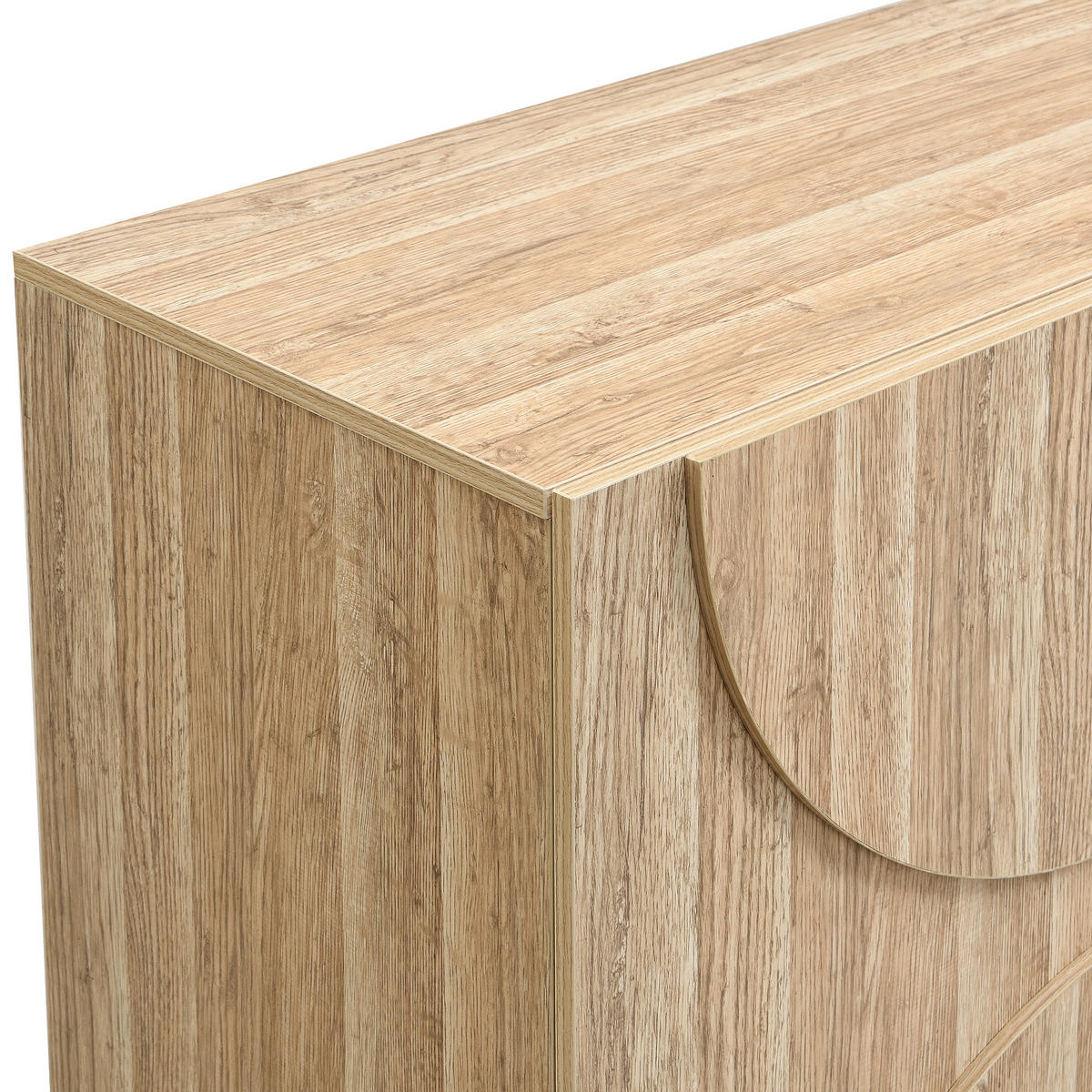 SIDEBOARD Holzoptik Regale Stauraum modern - Naturfarben, Holzwerkstoff (40/80/160cm) - FLIEKS