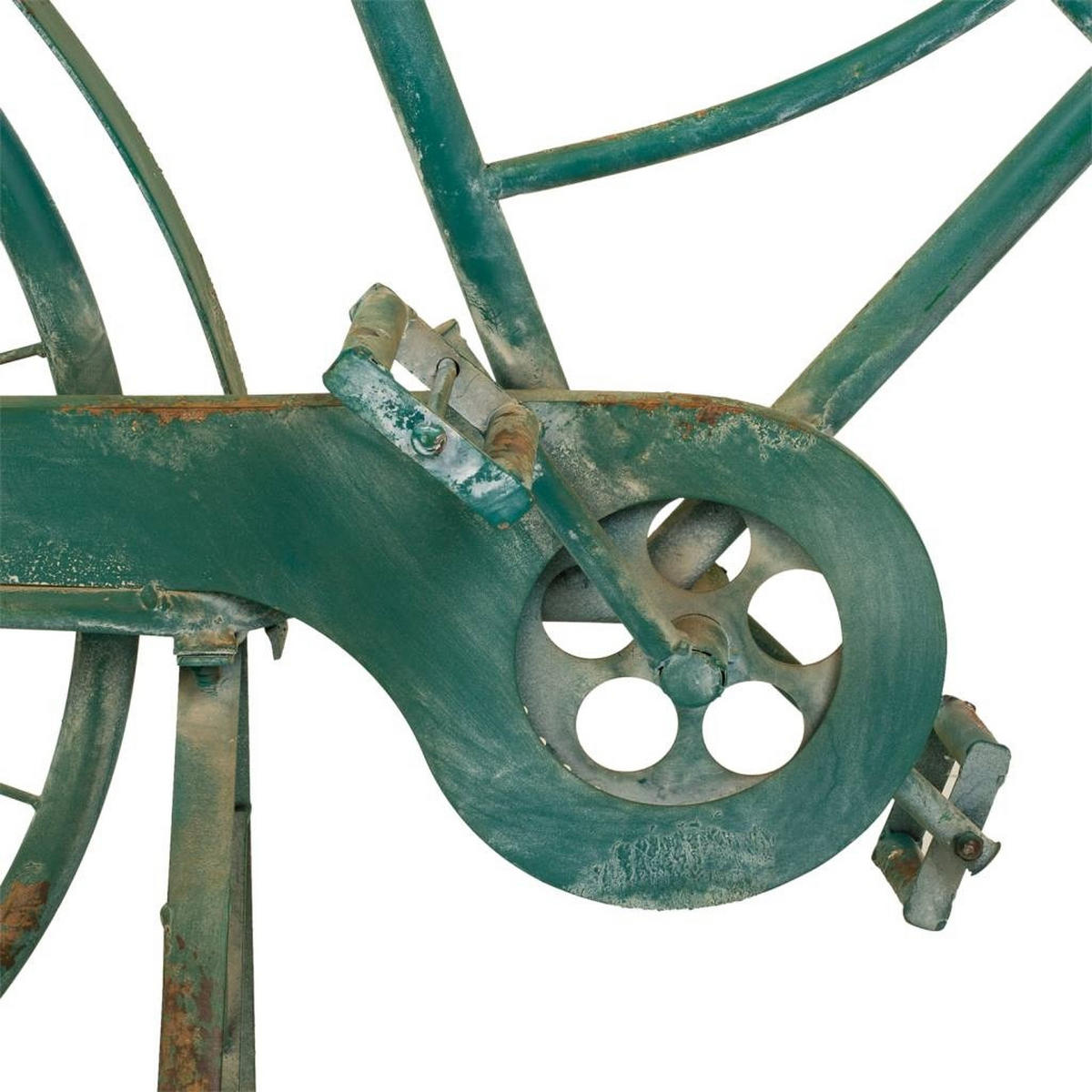 FAHRRAD metalldeko, Grün, 150x50x89 cm - Grün, Metall (150/89/50cm) - Wanderlust