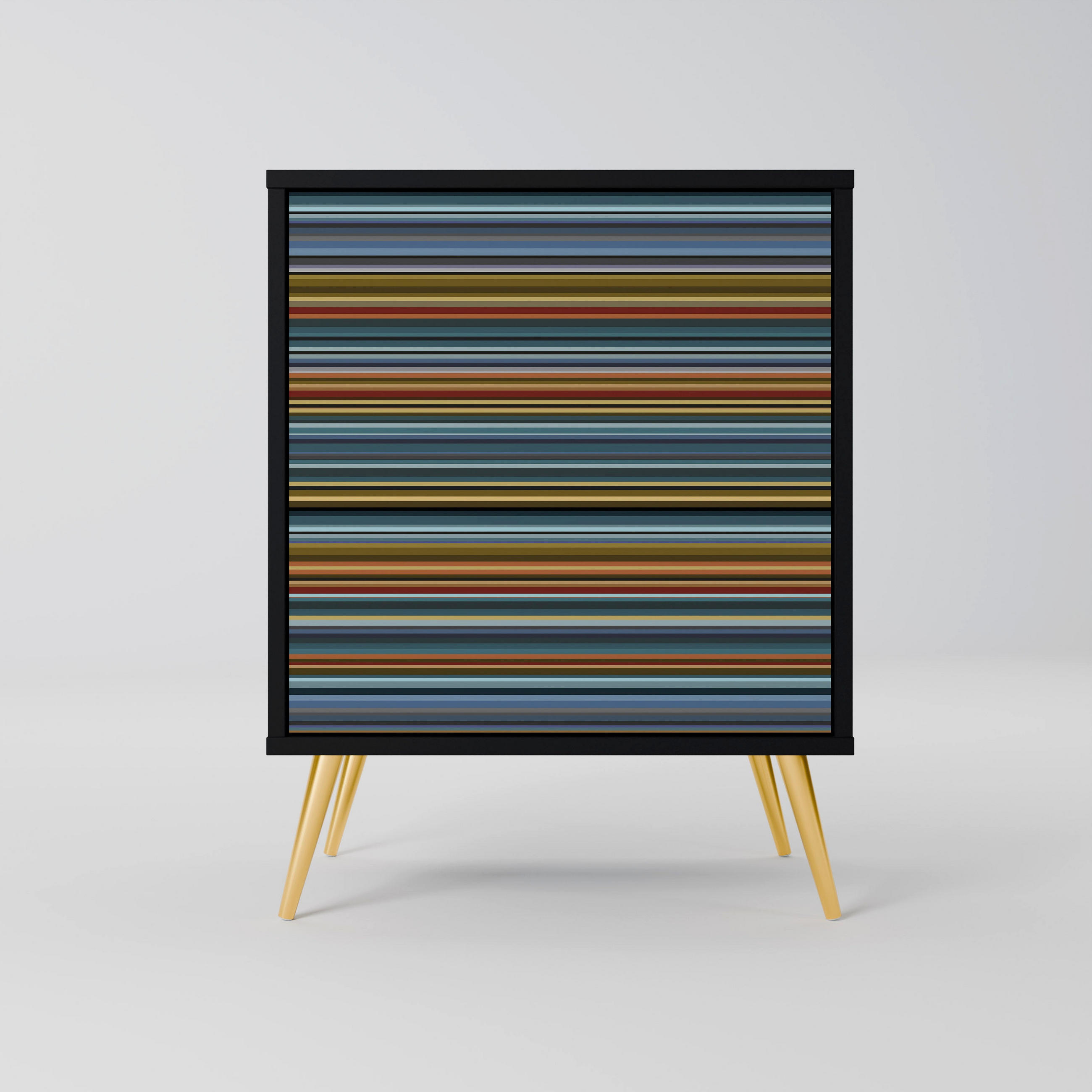 SpaceRebels Sideboard Schwarz 57.5x75.5x42 cm