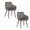 Esszimmerstuhl SALO 2er Set - Grau, Textil (54/83/49cm) - Albatros
