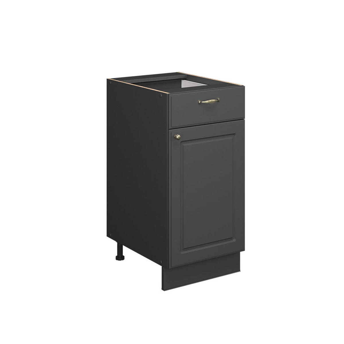 SPODNÍ SKŘÍŇKA KUCHYŇSKÉ LINKY Fame-Line Anthrazit-Gold Landhaus - antracitová, kompozitní dřevo (40/82/60cm) - Vicco