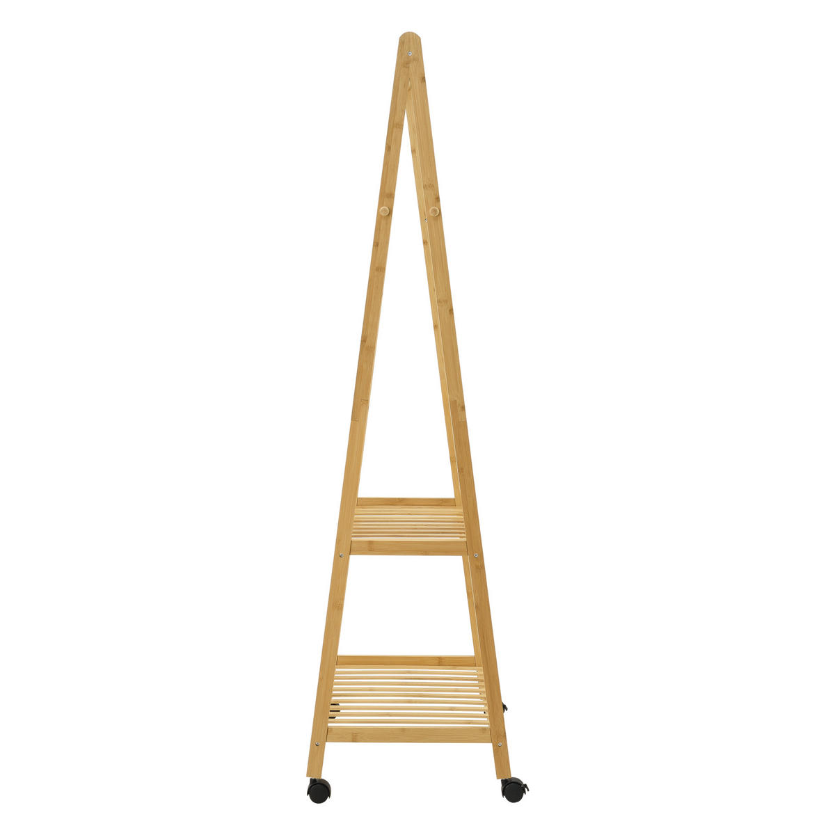 GARDEROBENSTÄNDER Öckerö - Naturfarben, Holz (69.5/152/43cm) - [en.casa]
