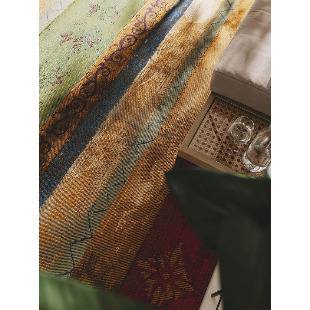 Thumbnail - benuta Nest Outdoorteppich, Mehrfarbig, Textil, Orientalisch, Rechteckig, 80x165 cm, Oeko-Tex® Standard 100, wasserabwei...