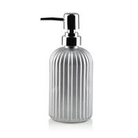 SEIFENSPENDER Ari Silber 8/8/19.5 cm Glas - Silberfarben, Glas (8/19.5/8cm) - Mondex