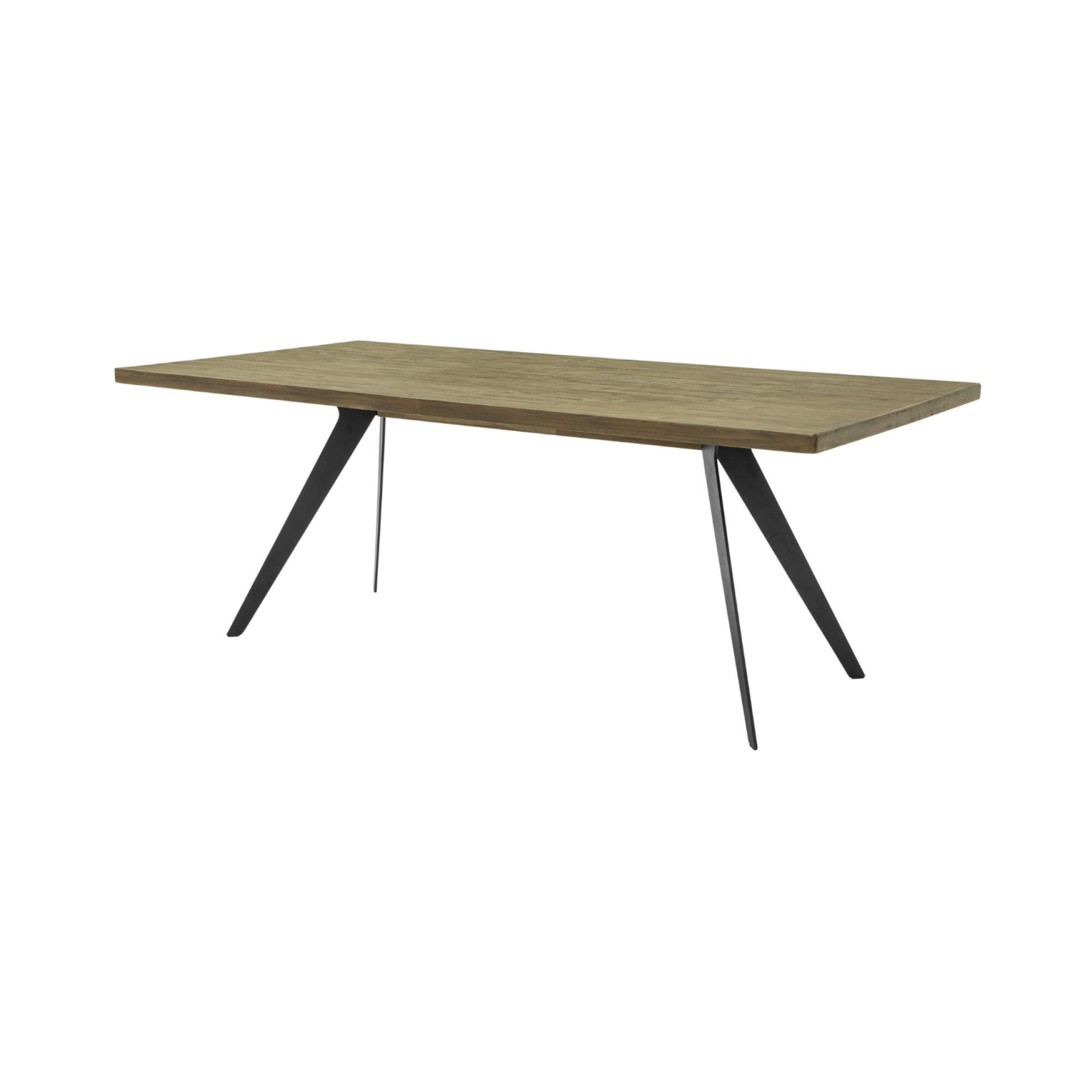 ESSTISCH MASSA Braun 200x100x75 cm - Braun, Holz (100/200/75cm) - FURNLUX