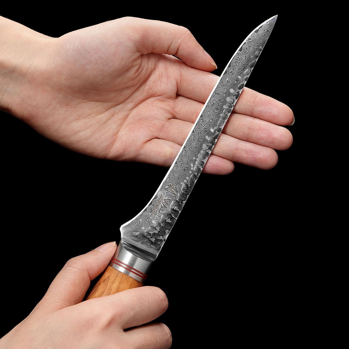 AUSBEINMESSER 16 cm - Braun, Holz/Metall (30cm) - Wakoli