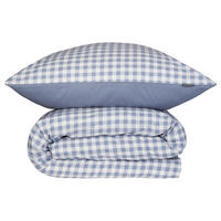 BETTWÄSCHESET Vichy - Renforcé - 2-teilig - 135 x 200 cm - Hellblau - Hellblau, Textil (135/200cm) - SCHIESSER