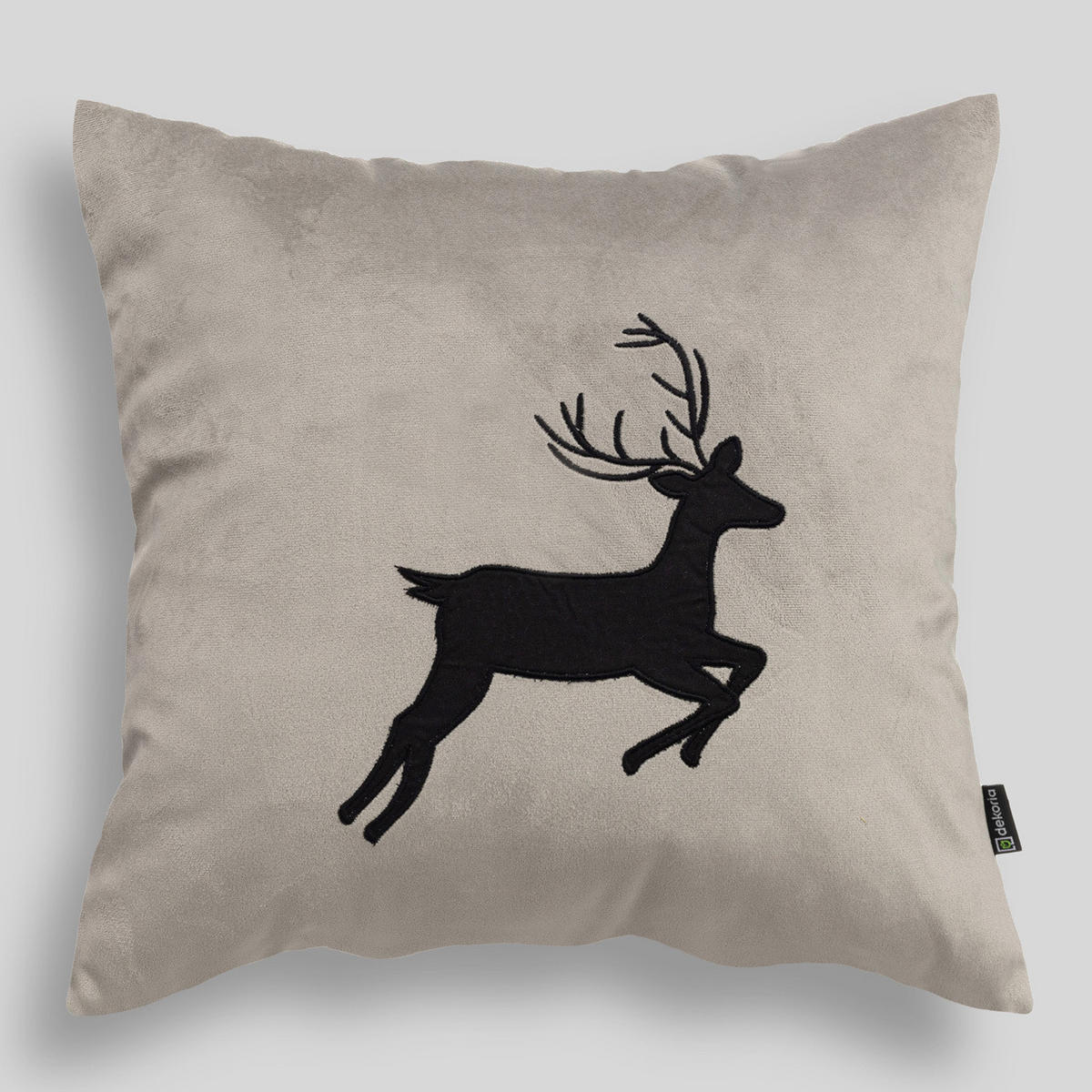 KISSENHÜLLE Midnight Stag 43x43 cm - Grau, Textil (43/1cm) - Dekoria