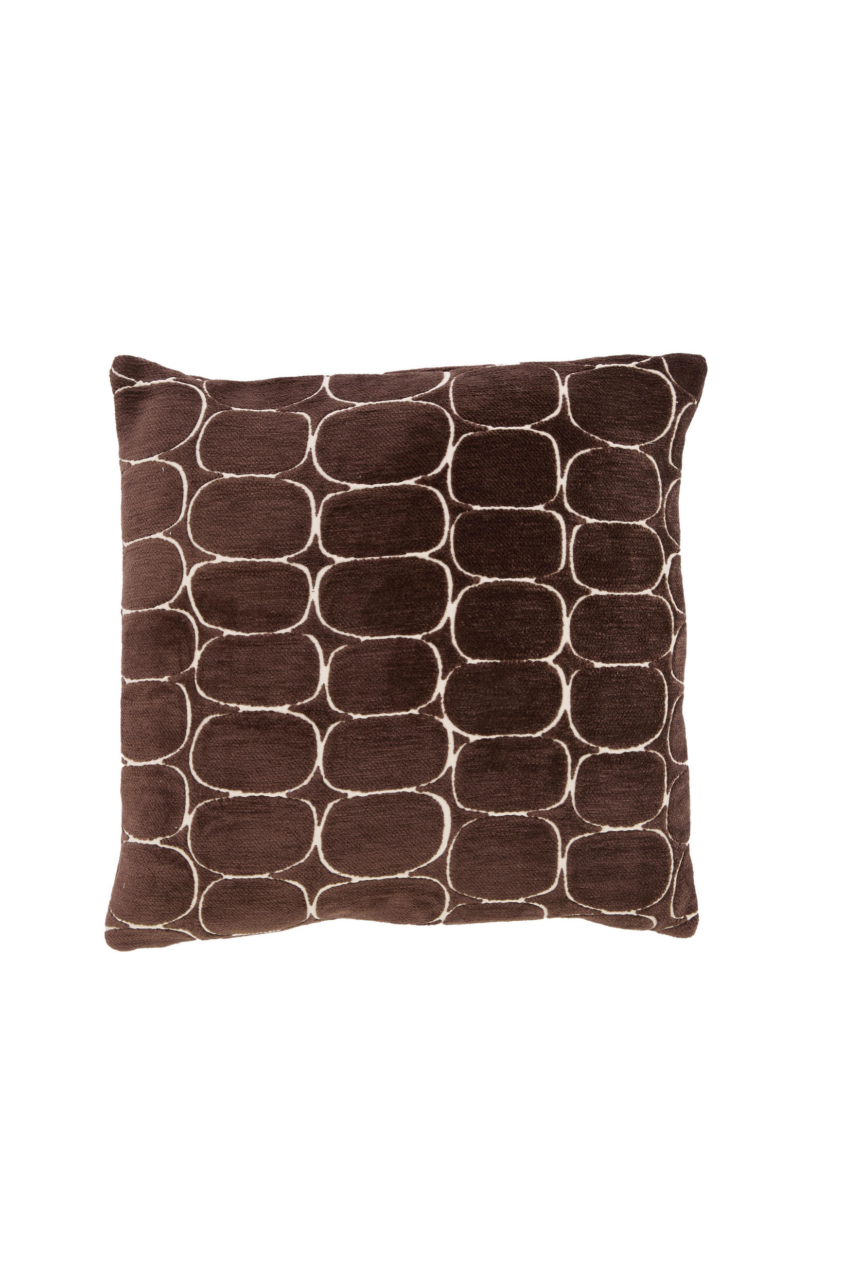 DEKOKISSEN Dothan Braun 45/45/10 cm - Braun, Textil (45/45cm) - Light & Living