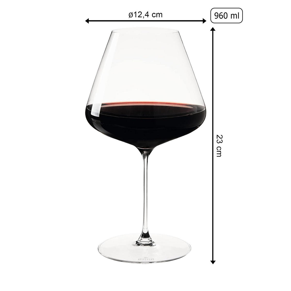 BURGUNDERGLÄSER Definition transparent 960 ml 2er Set - Transparent, Glas (0.96L) - Spiegelau