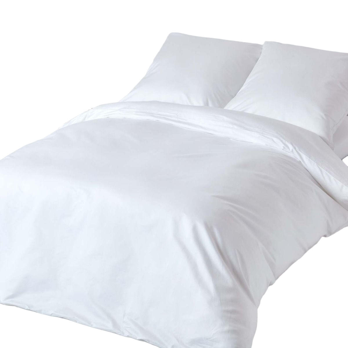 BETTWÄSCHE Premium, Ägyptische Baumwolle, Fadendichte 1000 - Weiß, Textil (240/220cm) - Homescapes