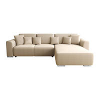 SCHLAFSOFA - 5 Personen - stoff - beige Meltana - Beige, Textil (293/84/195cm) - Vente-Unique