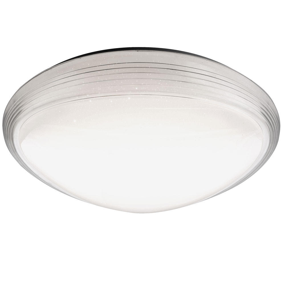 LED DECKENLEUCHTE LUCAS Weiß Opal - Weiß, Metall (55/55/10cm)