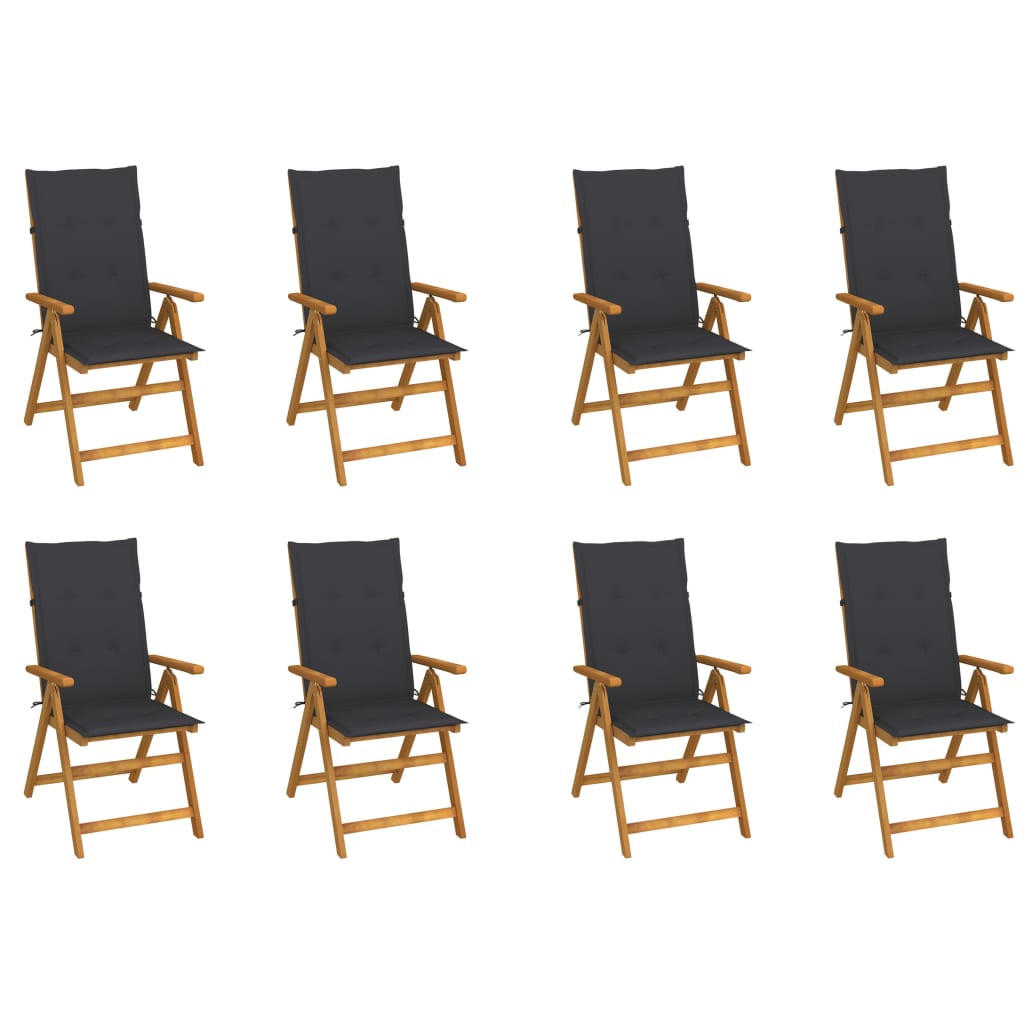 vidaXL Klappbare Anthrazit 57x111x69 cm
