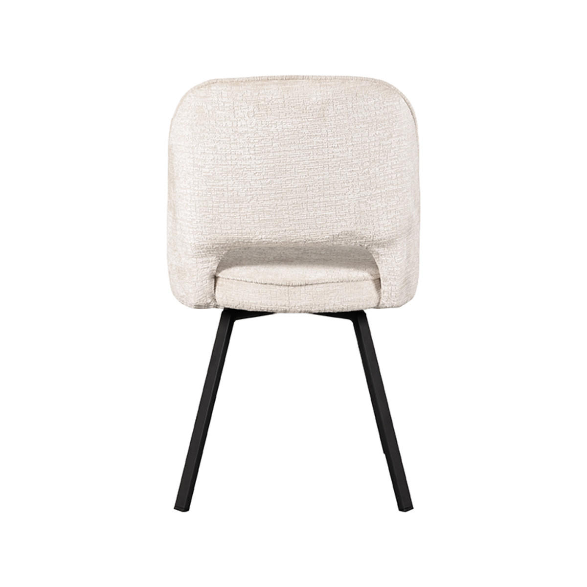 ESSZIMMERSTUHL Lewis Beige 58/52/84 cm 2er-Set - Creme, Textil (52/84/58cm) - LABEL51