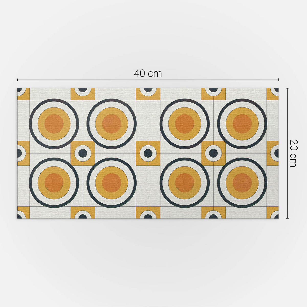 WANDPANEEL 10x 40x20 cm selbstklebend Nivaro - Multicolor, Kunststoff (20/1.6/40cm) - Wallfluent