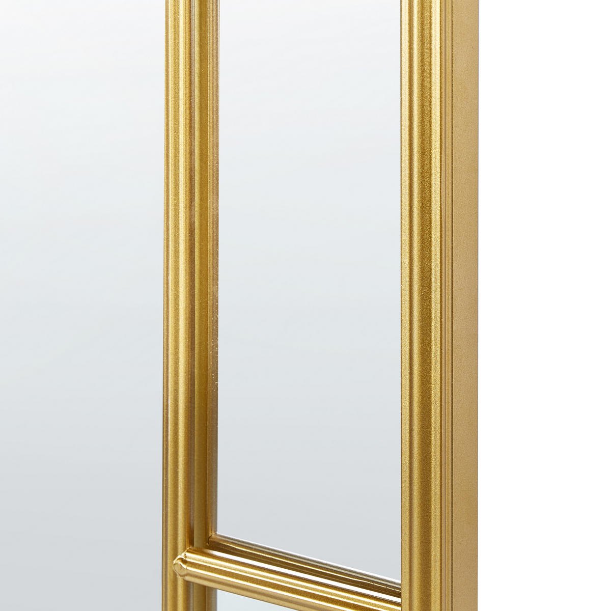 WANDSPIEGEL gold Metall 60/170 cm Crosses - Goldfarben, Metall (60/170/3cm) - Beliani
