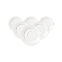 KAFFEEUNTERTASSEN Volos weiß ø 15,5 cm 6er Set - Weiß, Keramik (15.5cm) - Ritzenhoff Breker