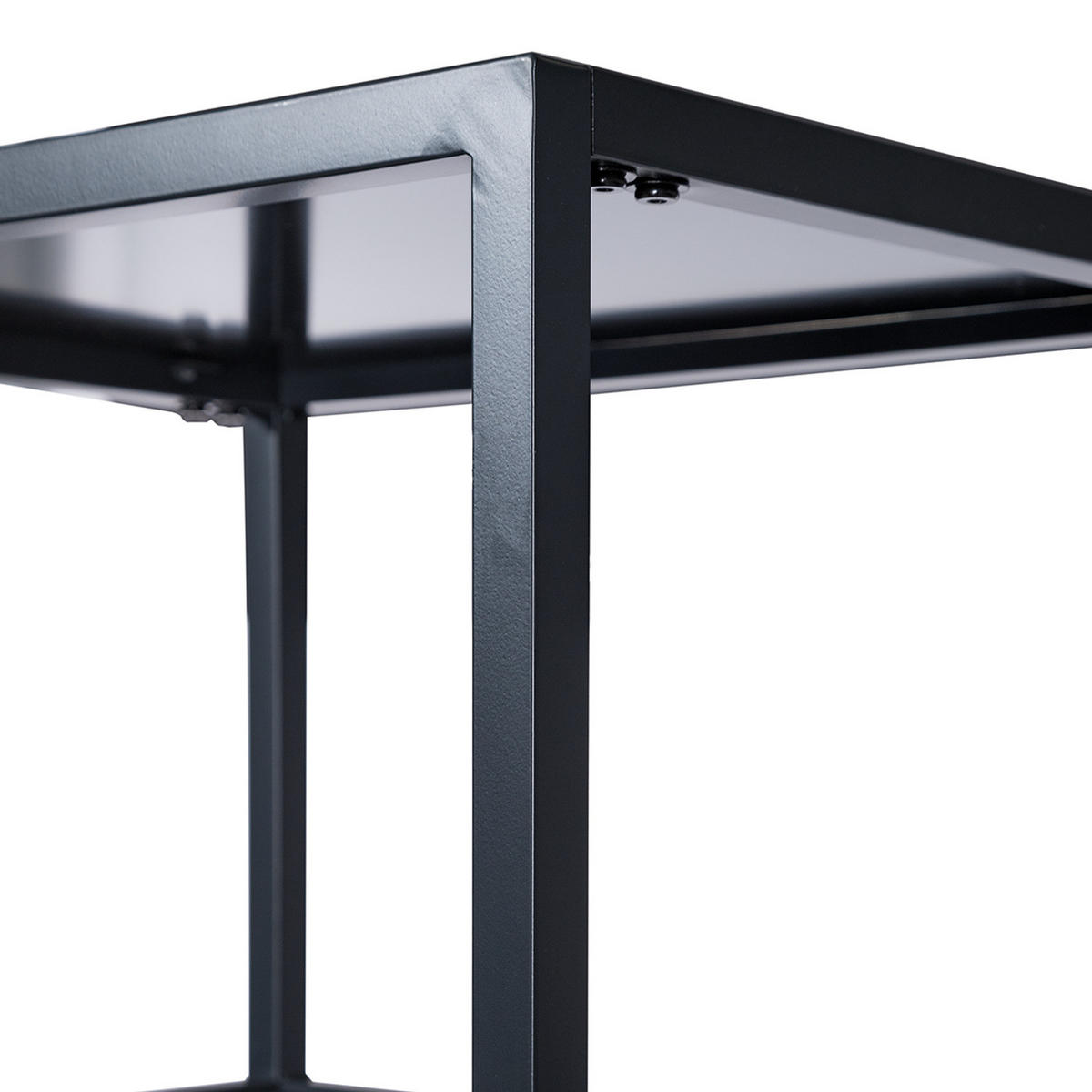 SCHRANK - Eiche / Anthrazit - Echtholzfurnier - Eichefarben/Anthrazit, Holzwerkstoff/Metall (50/165/40cm) - home24