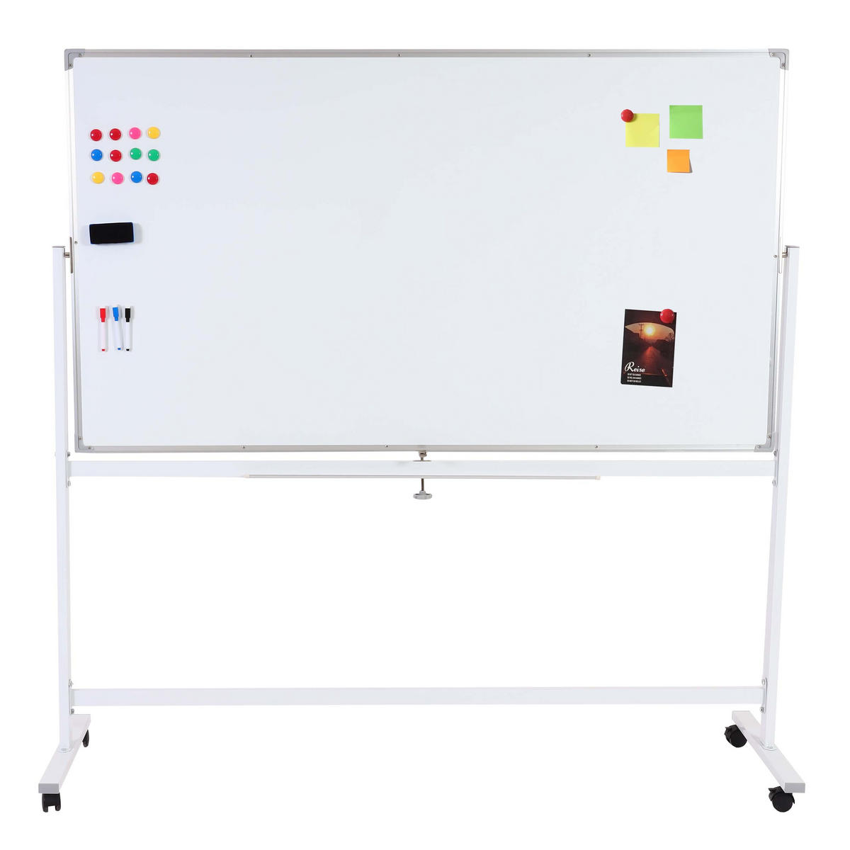 WHITEBOARD Weiß - Weiß, Metall (186/186/56cm) - MCW