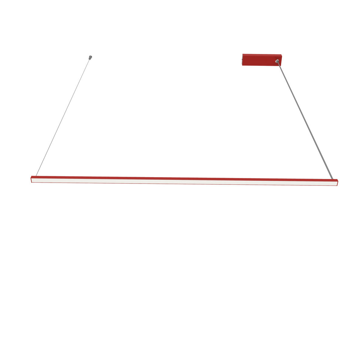LED-HÄNGELEUCHTE - Rot, Metall (2/100/2cm) - Lumicom