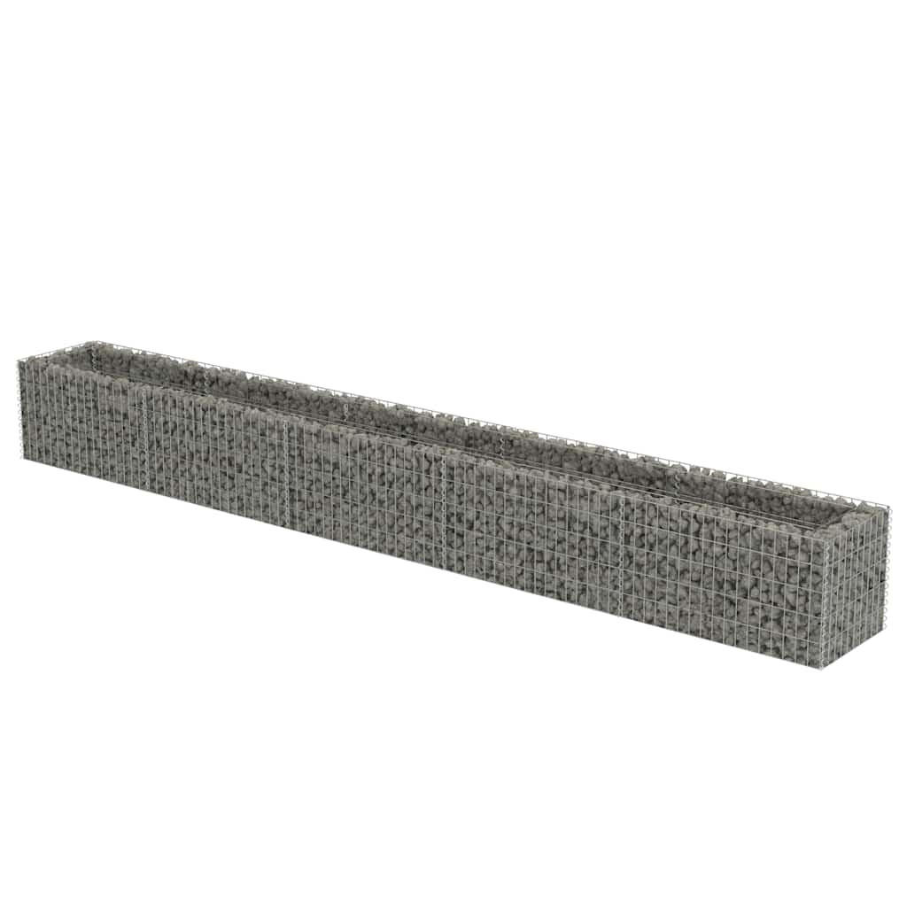 Deluke Gabionen Silber 450x50x50 cm