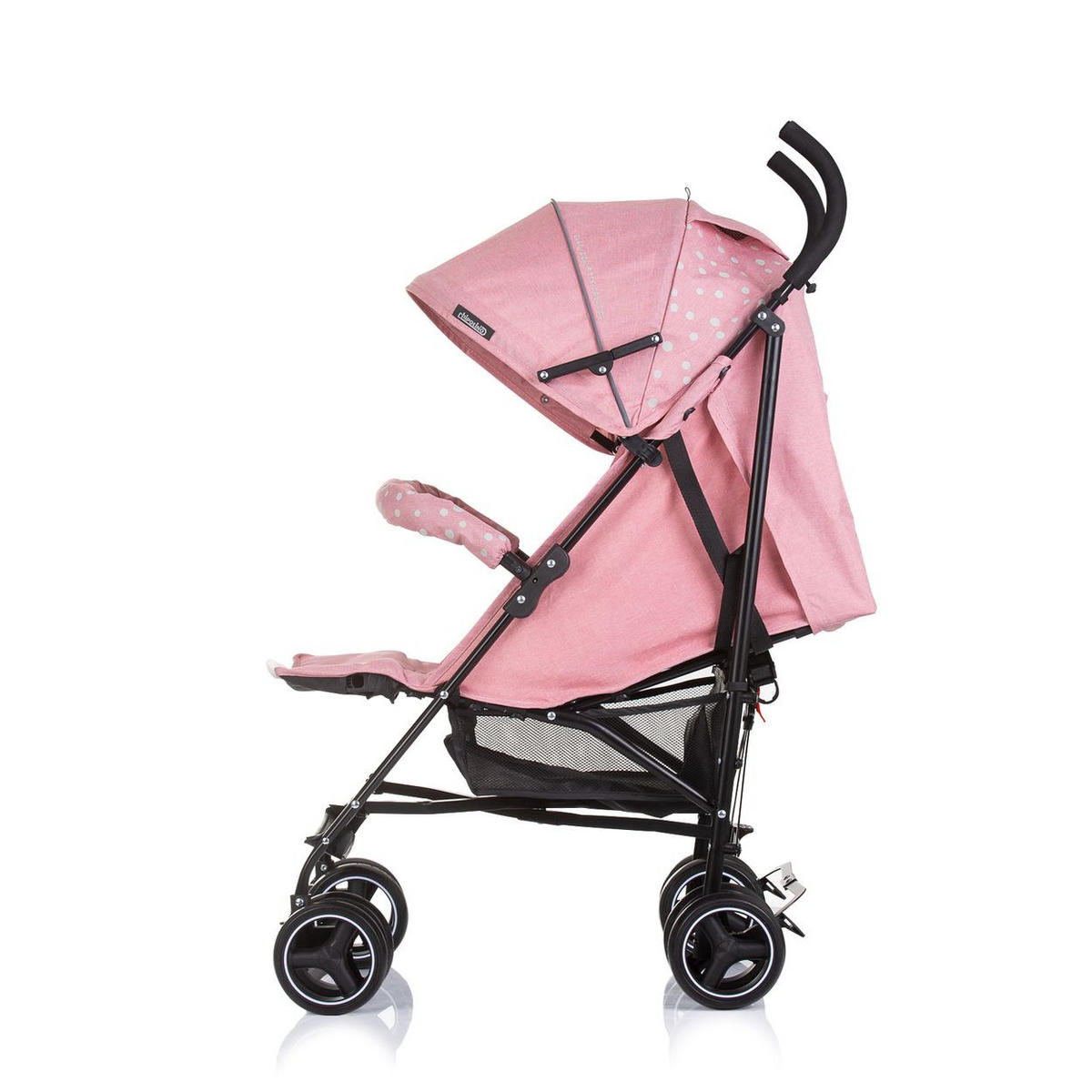 BUGGY Milano rosa Buggy bis 22 kg, Rückenlehne verstellbar, faltbar - Rosa, Metall (60/49/105cm) - Chipolino