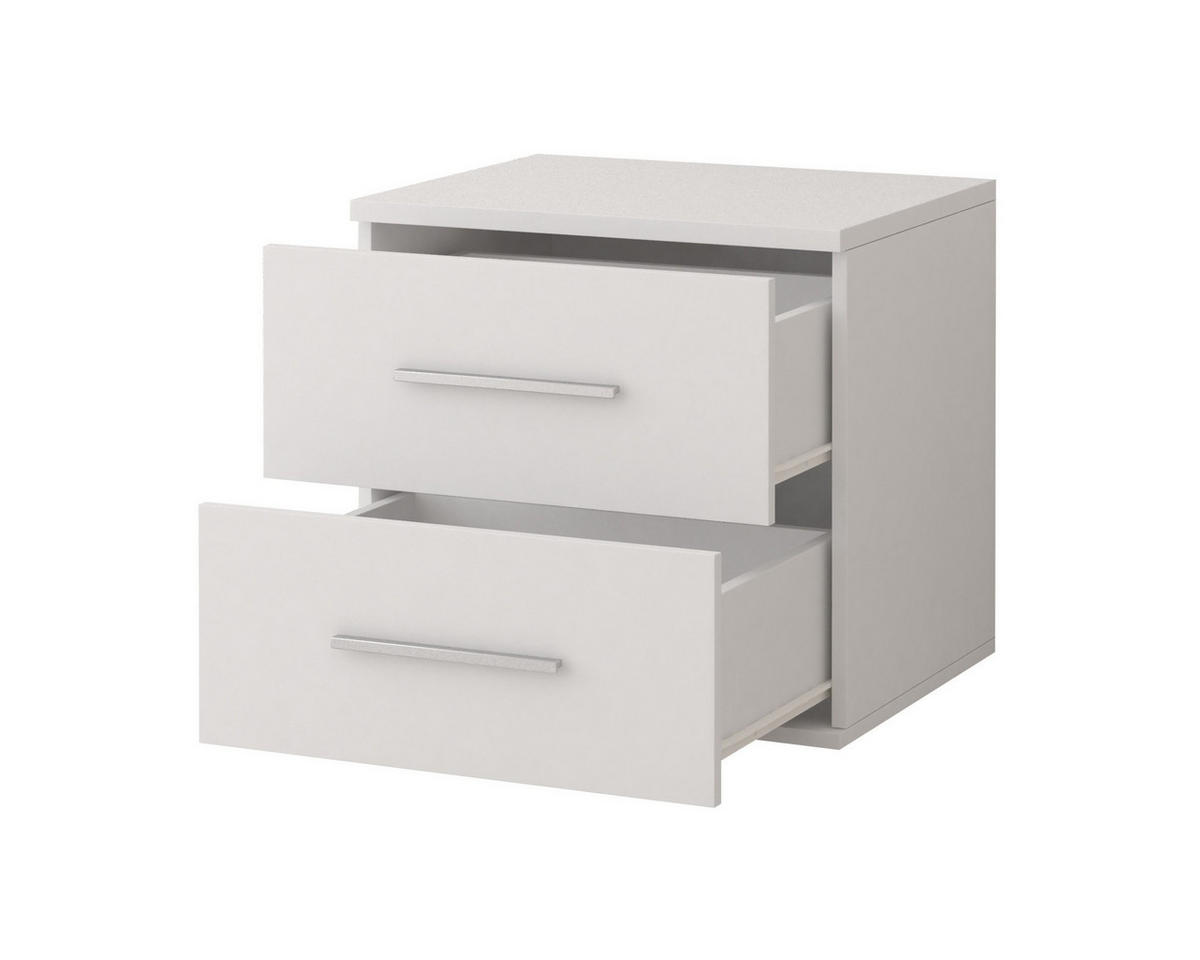 KINDER-NACHTTISCH OLMO 22 55/44/51 Weiß - Weiß, Holzwerkstoff (55/51/44cm) - Deine Möbel 24