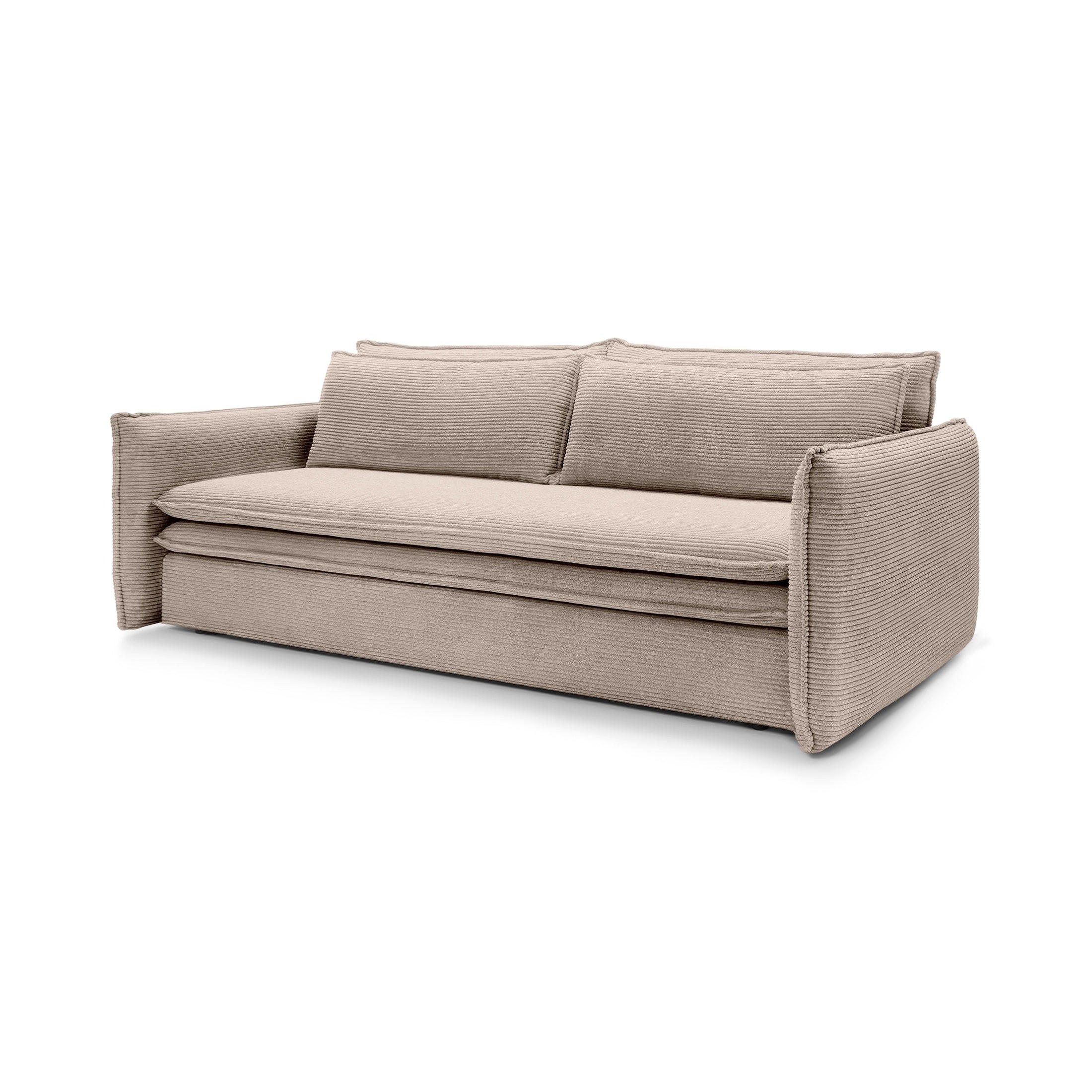 Pillovely Sofa Braun 240x82x95 cm
