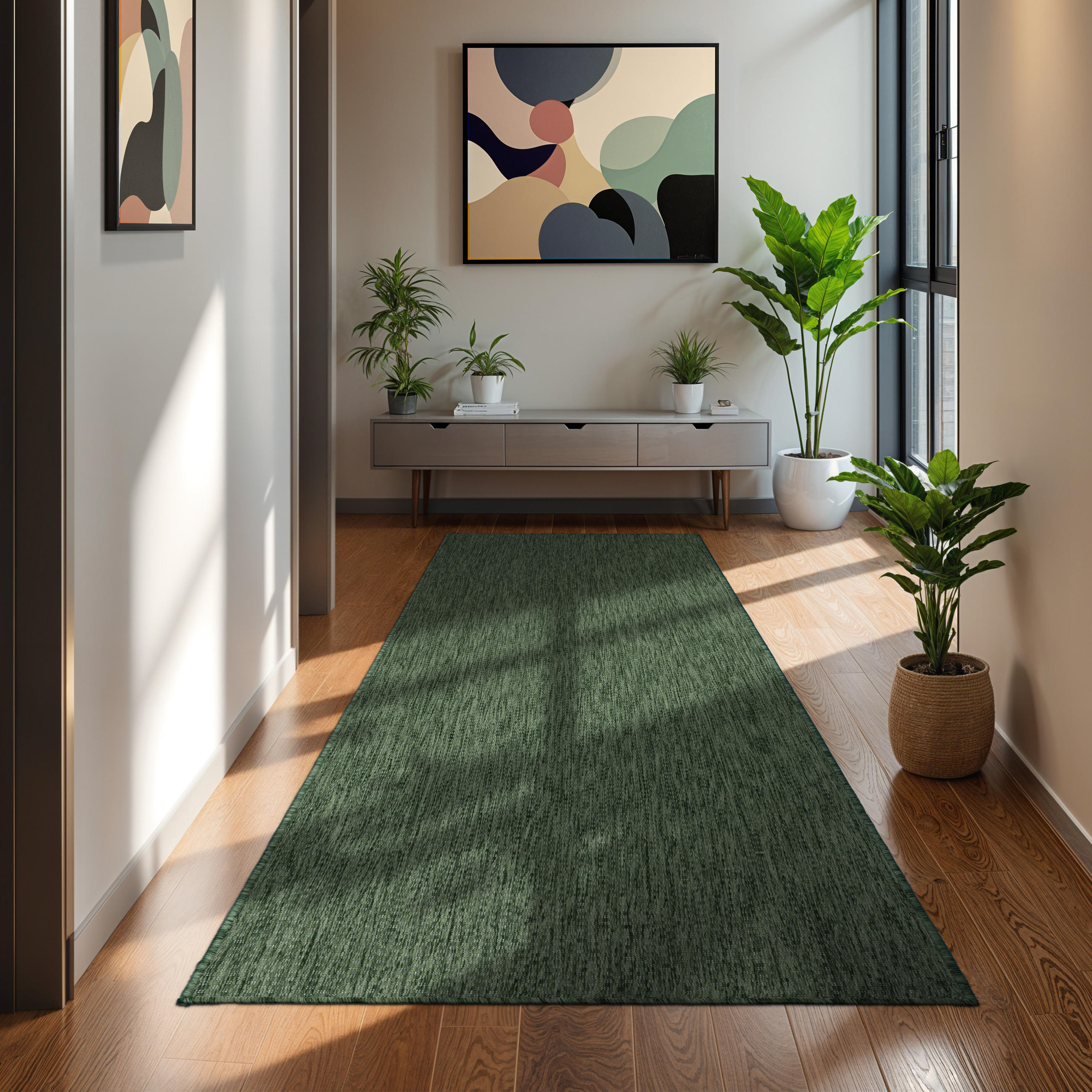 OUTDOORTEPPICH 60/100 cm Venedig 165 - Grün, Textil (60/100cm) - Paco Home