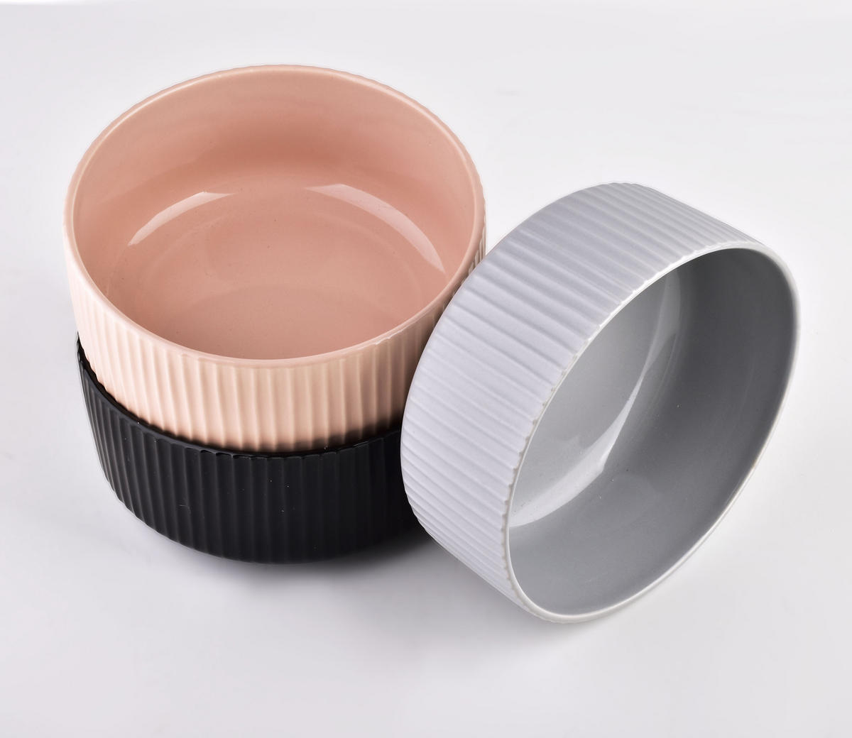 SCHALE Shivonne Schwarz 15/15/7 cm Keramik - Schwarz, Keramik (15cm) - Mondex