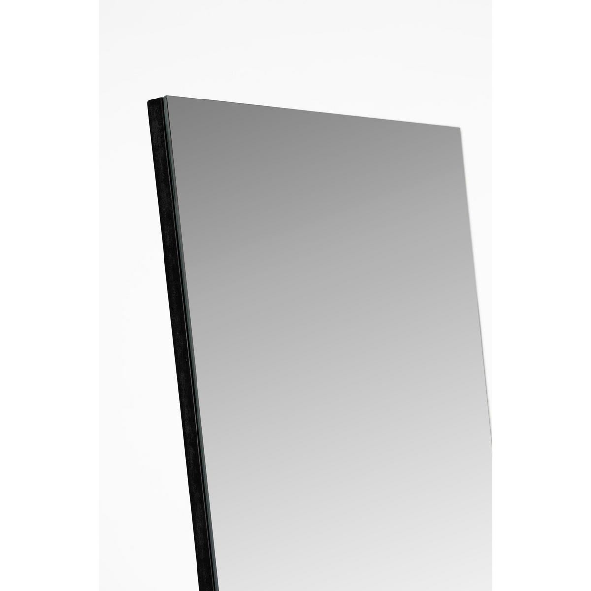STANDSPIEGEL Stand Spiegel/ Schwarz - Schwarz, Metall (30.5/147.5/36.5cm) - Housecraft Living