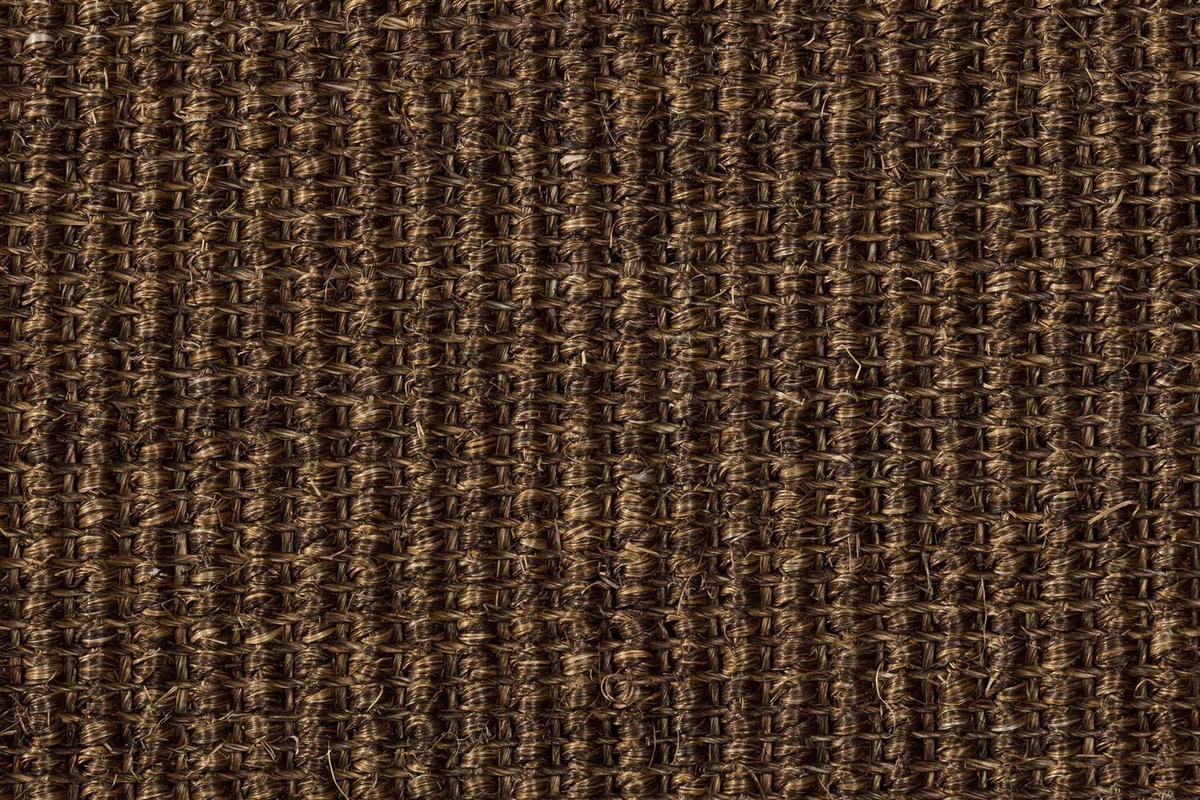 TEPPICH Sisal Manaus dunkelbraun/coffee Rund 300cm - Dunkelbraun, Textil (300/300cm) - Astra