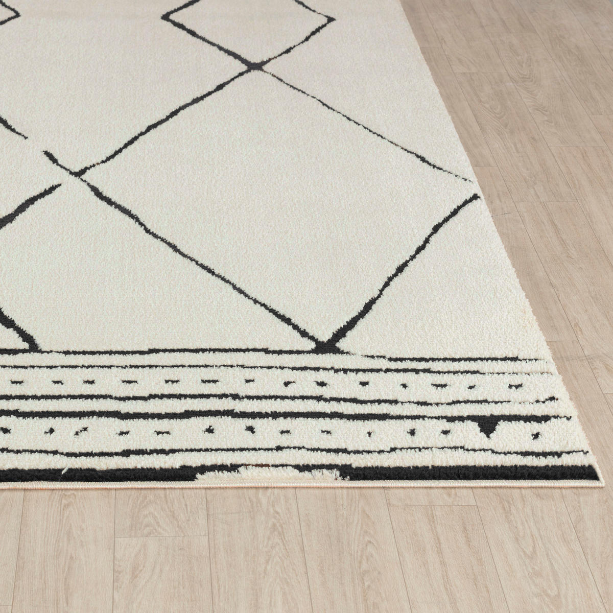 KURZFLORTEPPICH 160/213 cm Weiß - Weiß, Naturmaterialien/Textil (160/213cm) - LIVABLISS